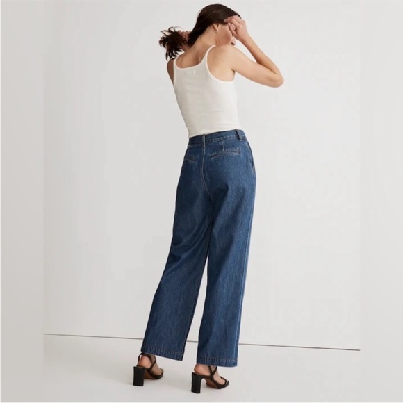 Madewell The Harlow Wide Leg Jeans Fairson Wash - Picture 11 of 12